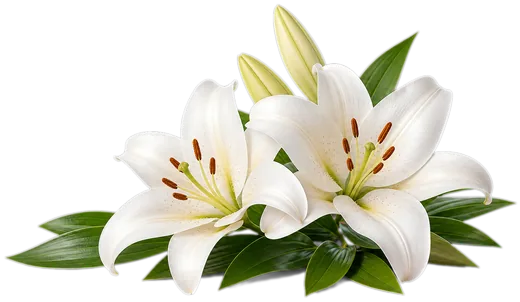 White KiOhana lilies
